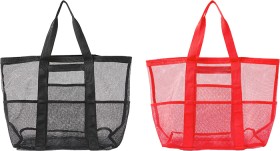 Mesh+Beach+Tote+Bag