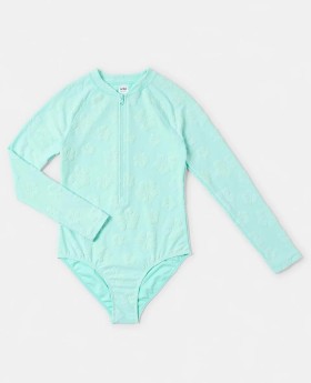 Long-Sleeve-One-Piece-Textured-Swim on sale