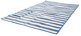Folding+Beach+Mat+-+Blue