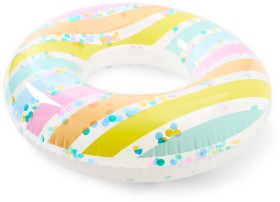 Inflatable-Stripe-Swim-Ring on sale