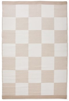 Check-Outdoor-Rug-Natural-270cm-x-180cm on sale