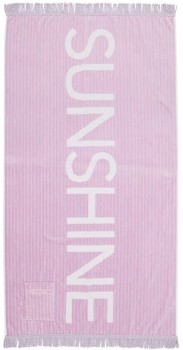 Large+Cotton+Beach+Towel+-+Pink