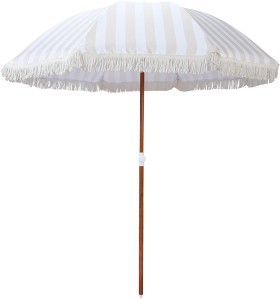 Beach-Umbrella-Natural-Stripe on sale