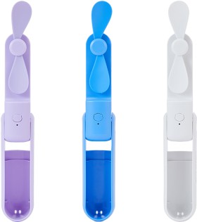 Portable-Fan-with-Power-Bank-Charger-Assorted on sale