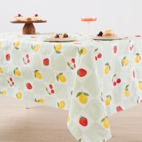 Fruits+Extra+Large+Flannel+Back+Tablecloth