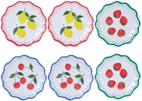 6+Pack+Fruits+Side+Plates