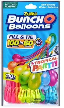 3-Pack-Zuru-Bunch-O-Balloons-Tropical-Party-Self-Sealing-Water-Balloons on sale