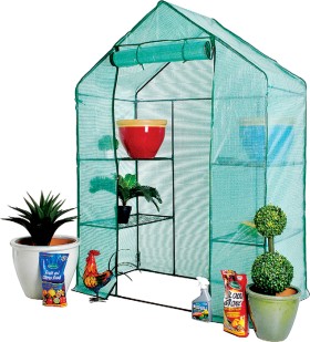 Greenhouses+with+Shelving+Walk+In+43x73x195cm