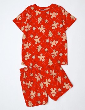 The-PJ-Club-Kids-Gingerbread-PJ-Set on sale