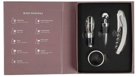 The-Cooks-Collective-4pc-Wine-Book-Gift-Set on sale