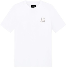 Armani+Exchange+Icon+T-Shirt+-+Off+White