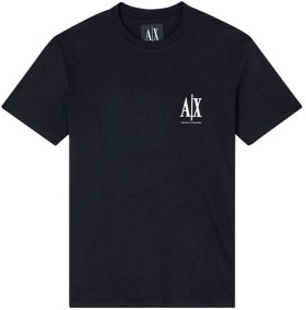 Armani-Exchange-Icon-T-Shirt-Black on sale