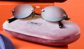 Miu+Miu+Sunglasses+-+Old+Gold