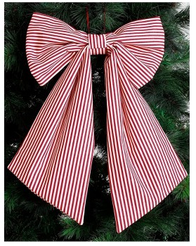 Myer-Giftorium-Heirloom-Fabric-Oversized-Striped-Bow-Wall-Hanger on sale