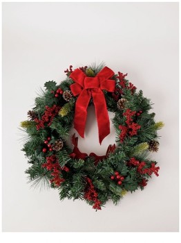 Myer+Giftorium+Heirloom+Cardinal+Love+Bird+Wreath+60cm