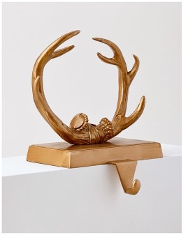 Myer-Giftorium-Harvest-Metal-Antler-Stocking-Holder on sale