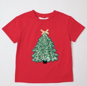 Myer-Giftorium-Bow-Christmas-Tree-T-Shirt on sale