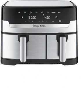 Jamie+Oliver+by+Tefal+Dual+Easy+Fry+%26amp%3B+Grill+Deluxe+XXL+Airfryer