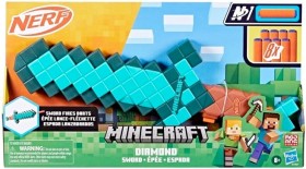 Nerf+Minecraft+Diamond+Sword