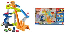 Fisher-Price-Little-People-Hot-Wheels-Wheelies-Spiral-Speedway-F24 on sale