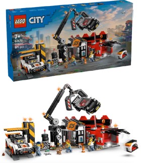 LEGO+City+Scrapyard+With+Cars