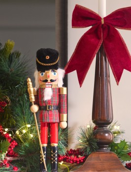 Myer-Giftorium-Heirloom-Wooden-Terence-the-Tartan-Nutcracker on sale