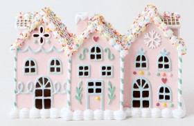 Myer-Giftorium-Candyland-Resin-Gingerbread-House-with-LED on sale