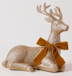 Myer+Giftorium+Harvest+Glittered+Standing+or+Sitting+Reindeer