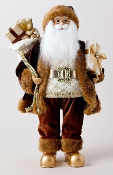 Myer-Giftorium-Harvest-Jasper-the-Metallic-Santa-with-Present on sale