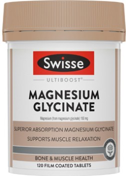 Swisse-Ultiboost-Magnesium-Glycinate-Tablets-120-Pack on sale