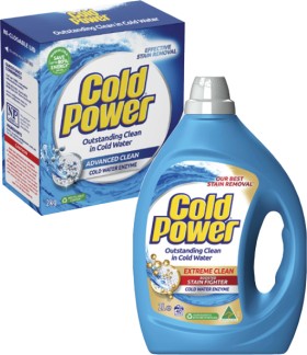 Cold+Power+Laundry+Liquid+2+Litre+or+Powder+2kg