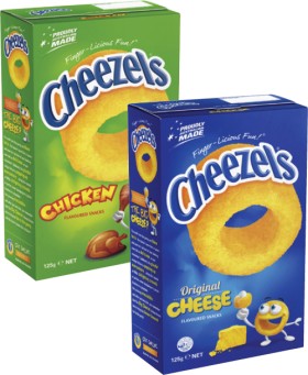 Cheezels-125g on sale