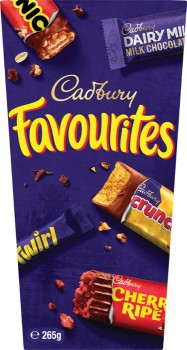 Cadbury-Favourites-264g-265g on sale