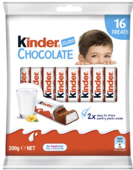 Kinder-Chocolate-16-Treat-Share-Bag-200g on sale