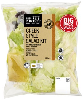 Coles+Kitchen+Greek+Style+Salad+Kit+Big+Pack+Value+400g