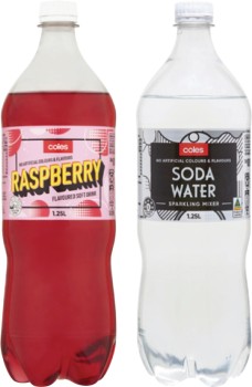Coles-Soft-Drink-or-Mixers-125-Litre on sale