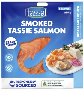 Tassal-Smoked-Salmon-250g on sale