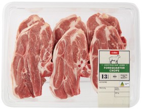 Coles-Australian-Lamb-Forequarter-Chops on sale