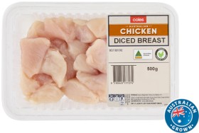 Coles-RSPCA-Approved-Chicken-Breast-Diced-500g on sale