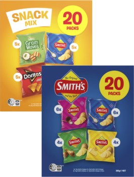 Smith%26%23039%3Bs+Potato+Chips+or+Snack+Mix+20+Pack+368g-416g