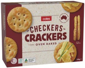Coles+Checkers+Crackers+250g
