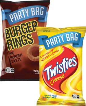 Twisties%2C+Burger+Rings+or+Cheetos+150g-270g
