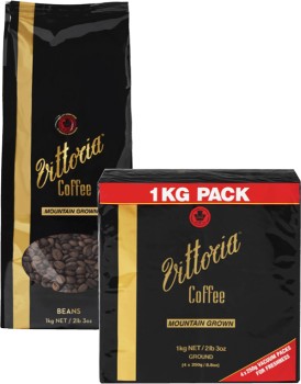 Vittoria+Mountain+Grown+Coffee+Beans+or+Ground+1kg