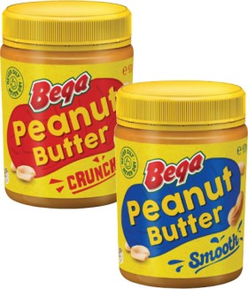 Bega+Smooth+or+Crunchy+Peanut+Butter+470g