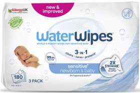 WaterWipes+Fragrance+Free+Sensitive+Skin+Baby+Wipes+180+Pack