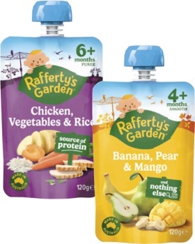 Raffertys-Garden-4-Months-6-Months-or-8-Months-Baby-Food-Pouch-120g on sale
