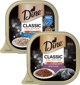 Dine-Classic-Collections-Cat-Food-85g on sale