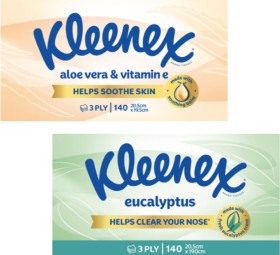 Kleenex+3-Ply+Wellbeing+Facial+Tissues+140+Pack