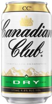 Canadian-Club-Dry-Cans-10x375mL on sale