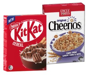 Nestl%26eacute%3B+Kit+Kat+Cereal+330g+or+Uncle+Tobys+Cheerios+450%E2%80%91560g+Selected+Varieties